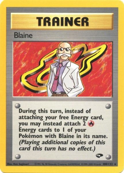 Blaine (100/132) [Gym Challenge Unlimited] | Good Games Morley