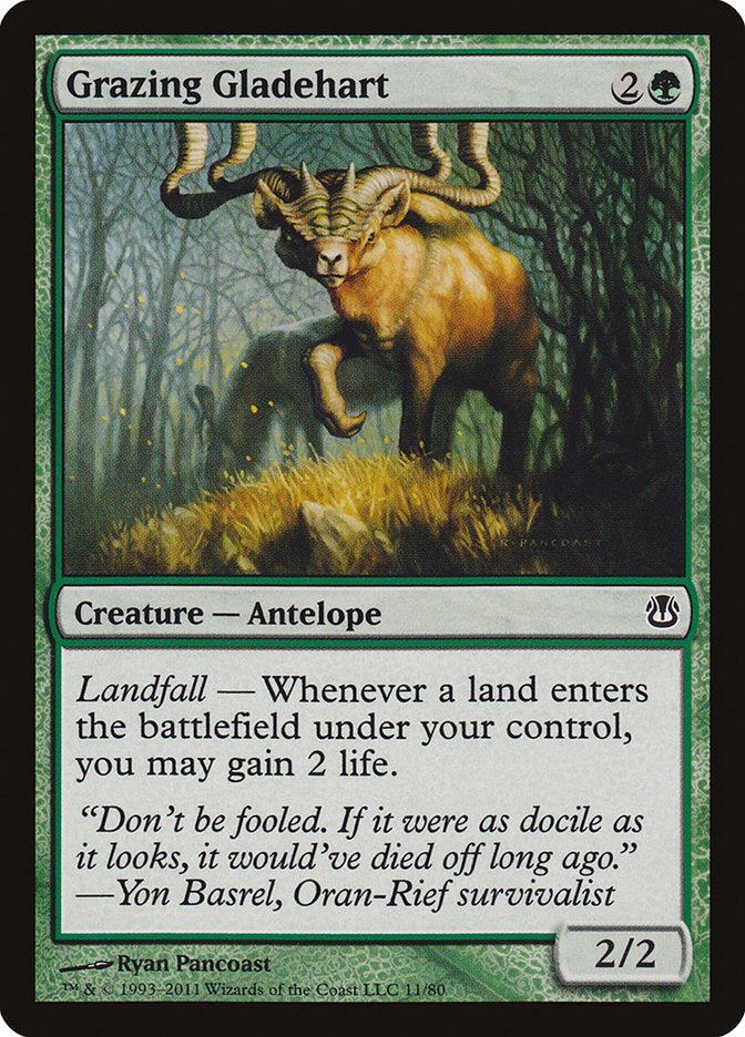 Grazing Gladehart [Duel Decks: Ajani vs. Nicol Bolas] | Good Games Morley