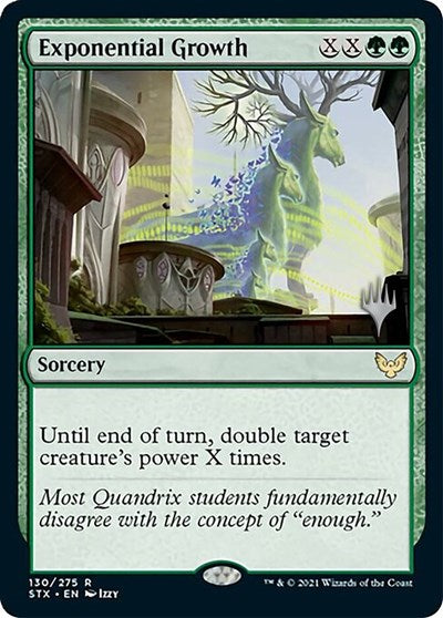 Exponential Growth (Promo Pack) [Strixhaven: School of Mages Promos] | Good Games Morley