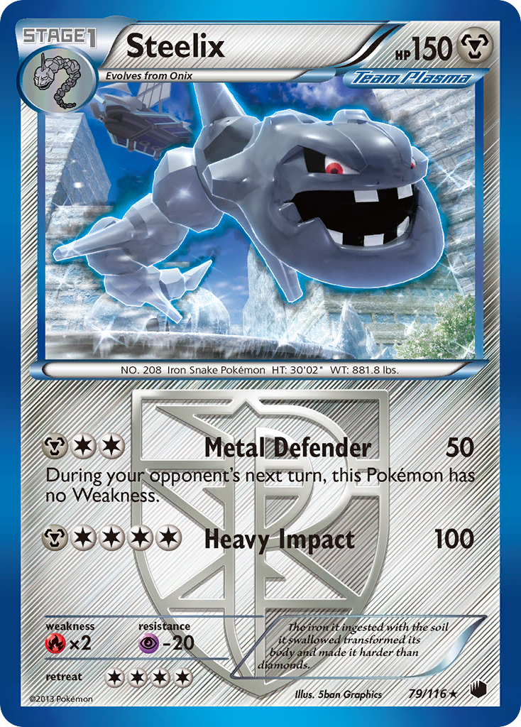 Steelix (79/116) [Black & White: Plasma Freeze] | Good Games Morley