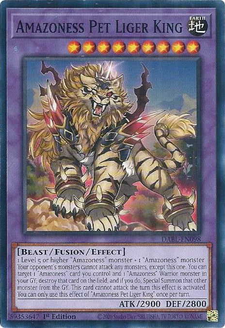 Amazoness Pet Liger King [DABL-EN098] Common | Good Games Morley