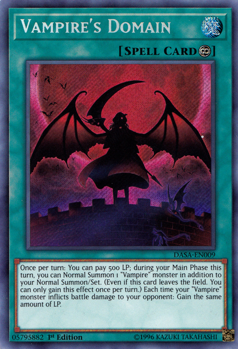 Vampire's Domain [DASA-EN009] Secret Rare | Good Games Morley