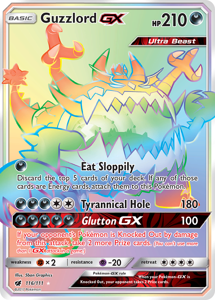Guzzlord GX (116/111) [Sun & Moon: Crimson Invasion] | Good Games Morley