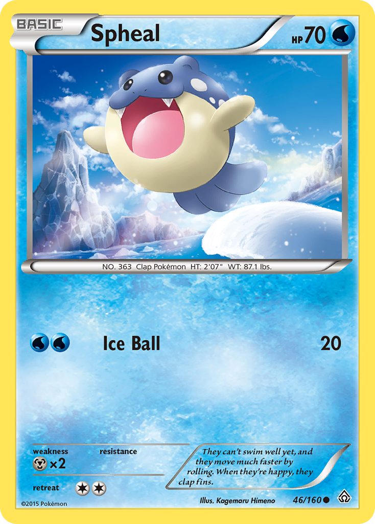 Spheal (46/160) [XY: Primal Clash] | Good Games Morley
