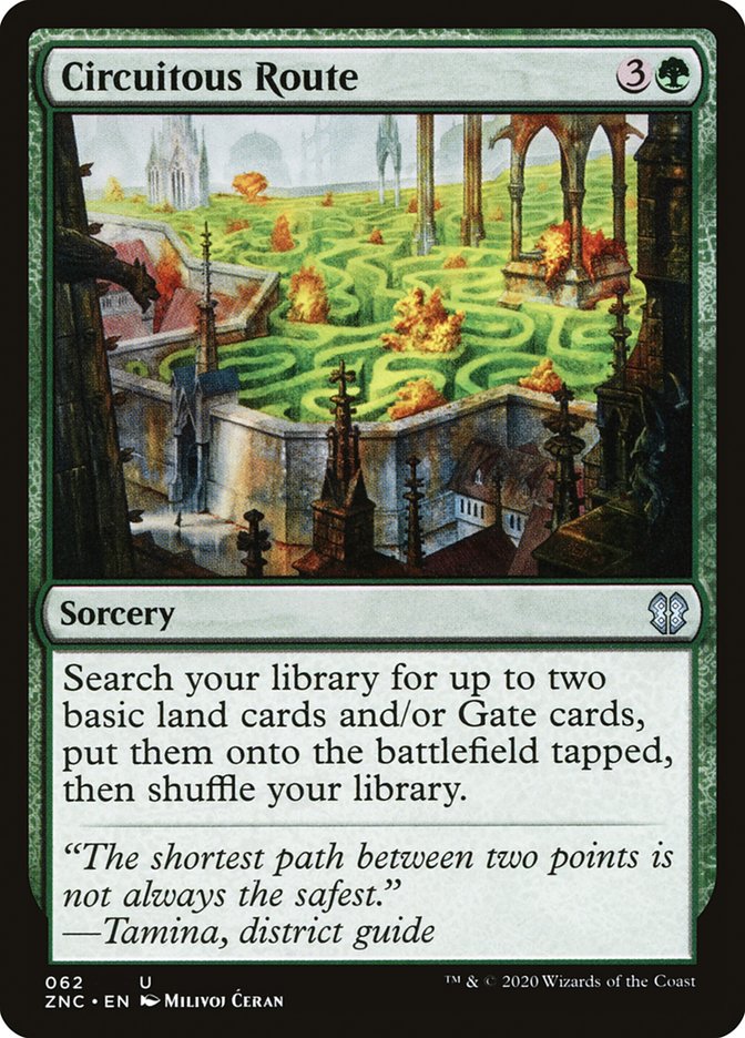 Circuitous Route [Zendikar Rising Commander] | Good Games Morley