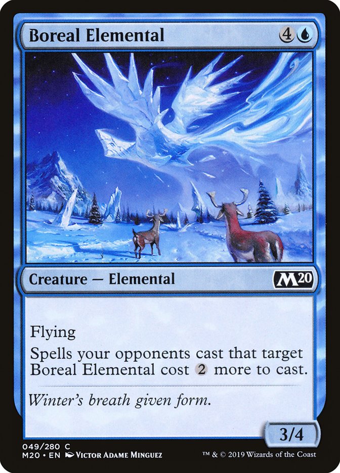 Boreal Elemental [Core Set 2020] | Good Games Morley