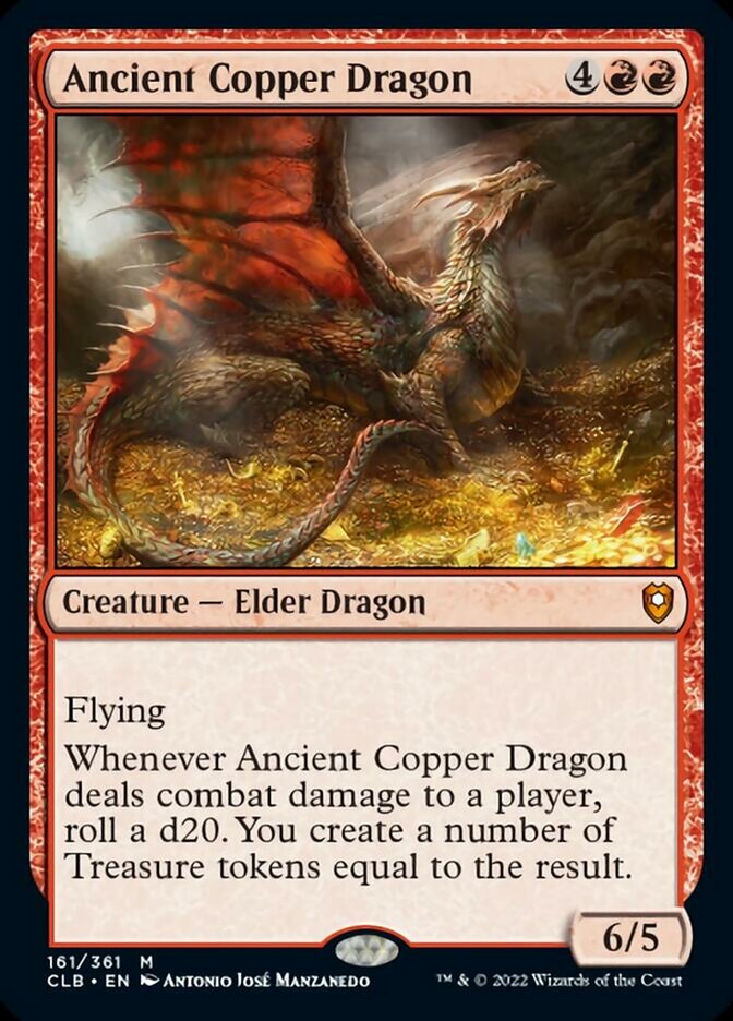 Ancient Copper Dragon [Commander Legends: Battle for Baldur's Gate] | Good Games Morley