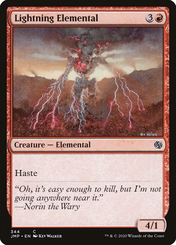 Lightning Elemental [Jumpstart] | Good Games Morley
