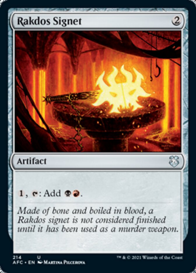 Rakdos Signet [Dungeons & Dragons: Adventures in the Forgotten Realms Commander] | Good Games Morley