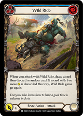 Wild Ride (Blue) [EVR013] (Everfest)  1st Edition Rainbow Foil | Good Games Morley