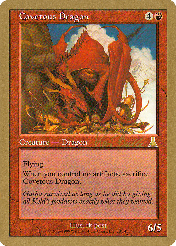 Covetous Dragon (Kai Budde) [World Championship Decks 1999] | Good Games Morley