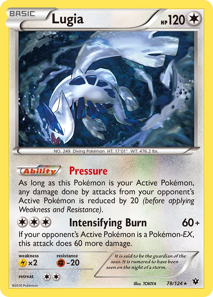 Lugia (78/124) (Theme Deck Exclusive) [XY: Fates Collide] | Good Games Morley