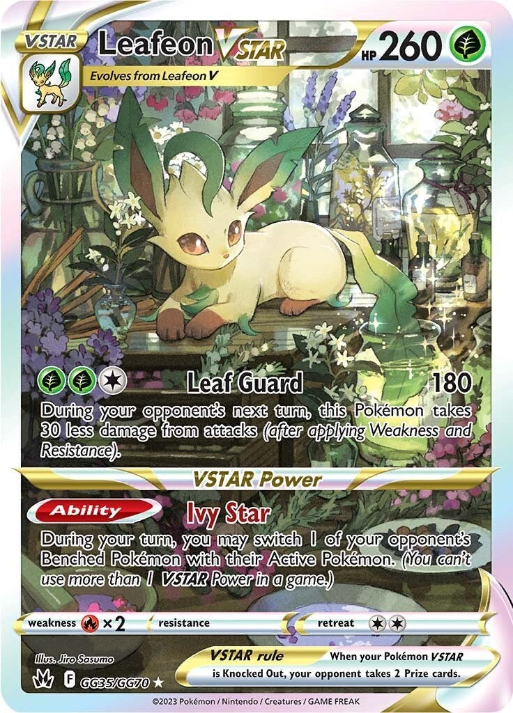 Leafeon VSTAR (GG35/GG70) [Sword & Shield: Crown Zenith] | Good Games Morley