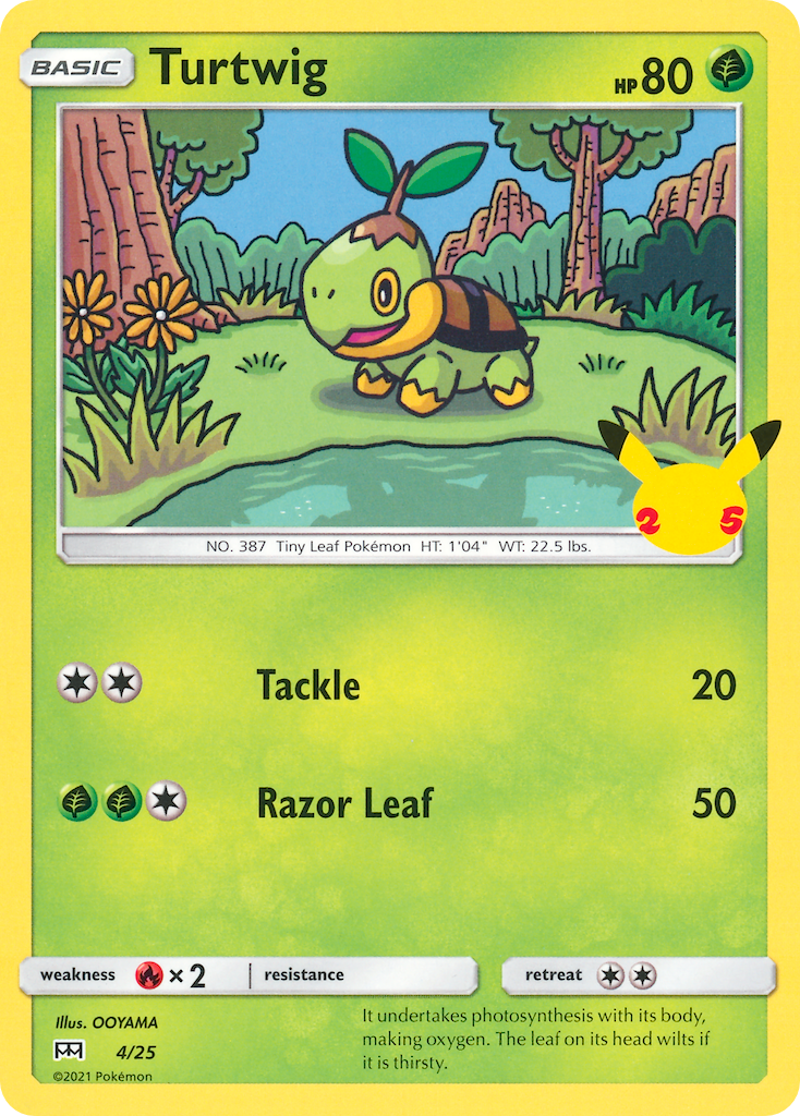 Turtwig (4/25) [McDonald's 25th Anniversary] | Good Games Morley