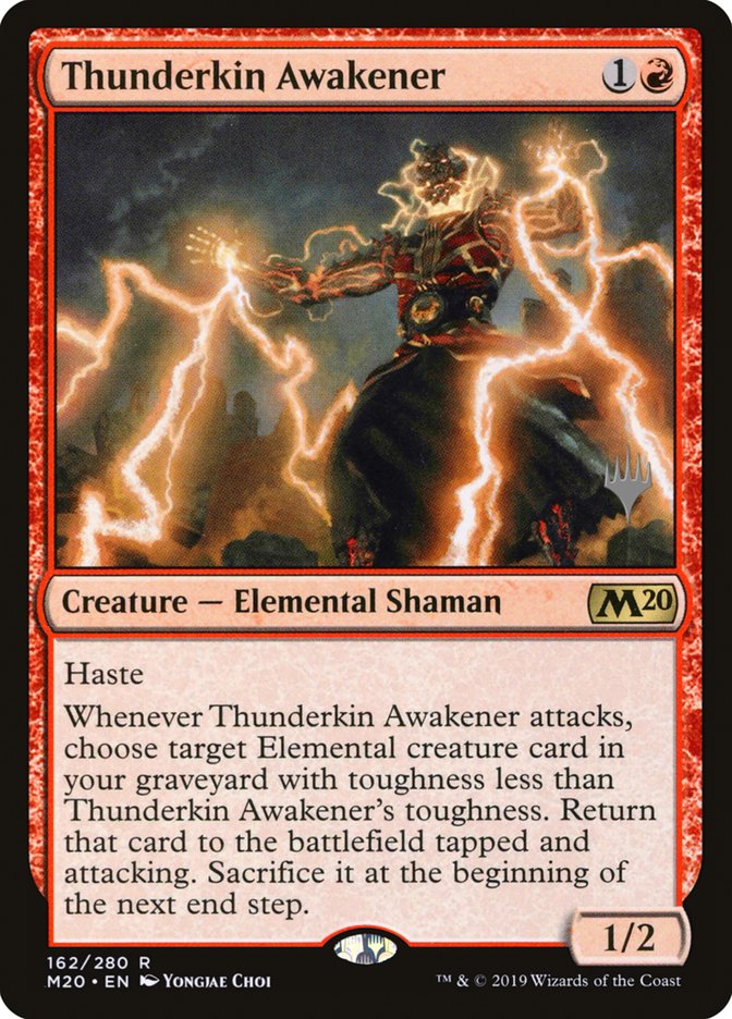 Thunderkin Awakener (Promo Pack) [Core Set 2020 Promos] | Good Games Morley