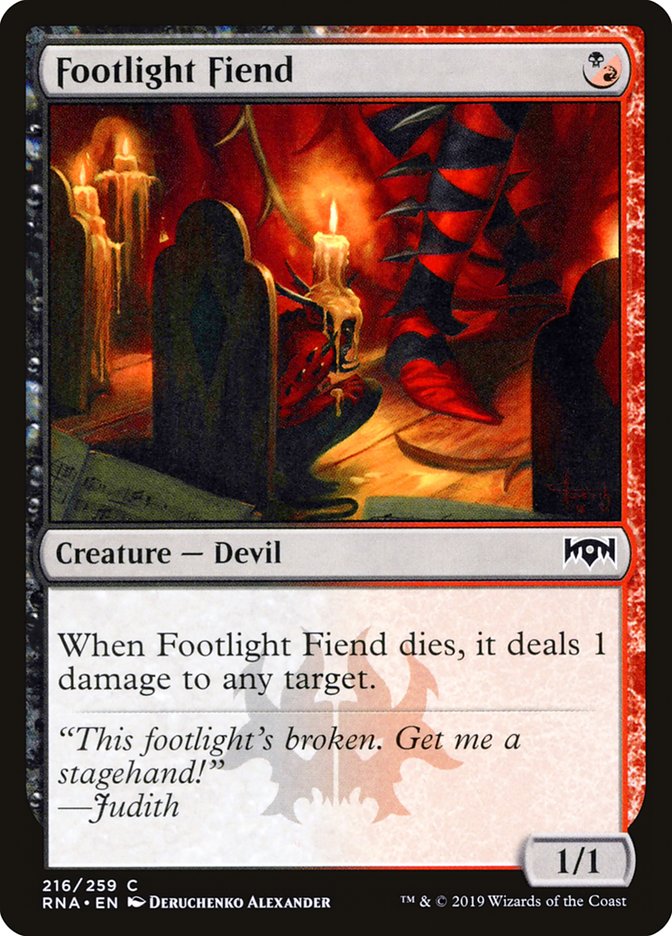 Footlight Fiend [Ravnica Allegiance] | Good Games Morley