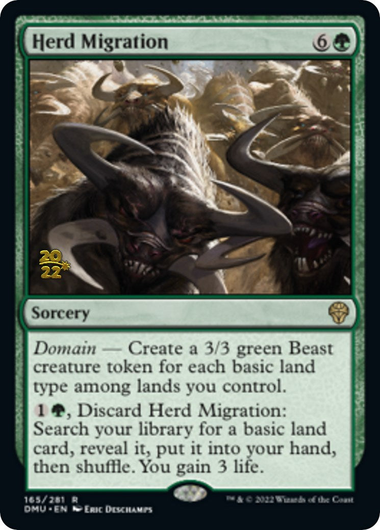 Herd Migration [Dominaria United Prerelease Promos] | Good Games Morley