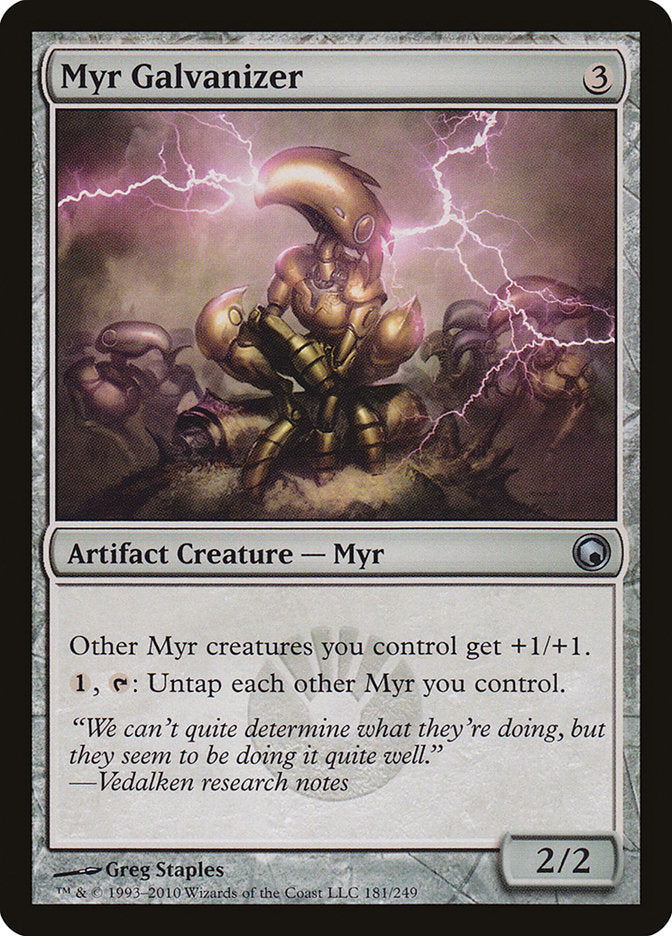 Myr Galvanizer [Scars of Mirrodin] | Good Games Morley