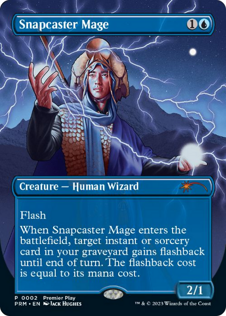 Snapcaster Mage (Borderless Alternate Art) [Regional Championship Qualifiers 2023] | Good Games Morley