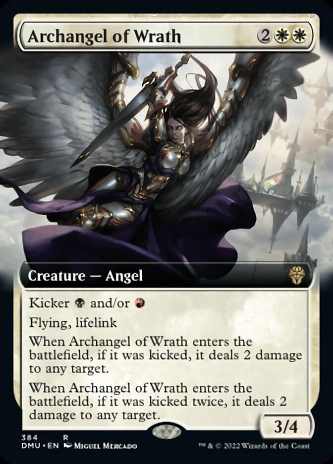 Archangel of Wrath (Extended Art) [Dominaria United] | Good Games Morley