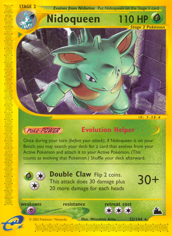 Nidoqueen (22/144) [Skyridge] | Good Games Morley