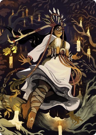 Candlegrove Witch 2 Art Card [Innistrad: Midnight Hunt Art Series] | Good Games Morley