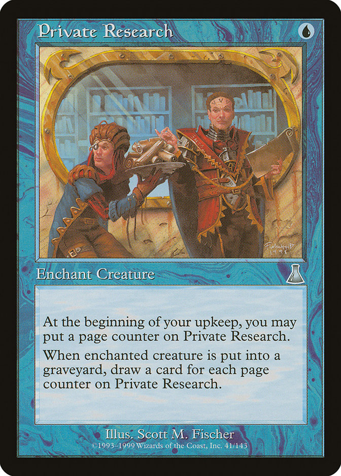 Private Research [Urza's Destiny] | Good Games Morley