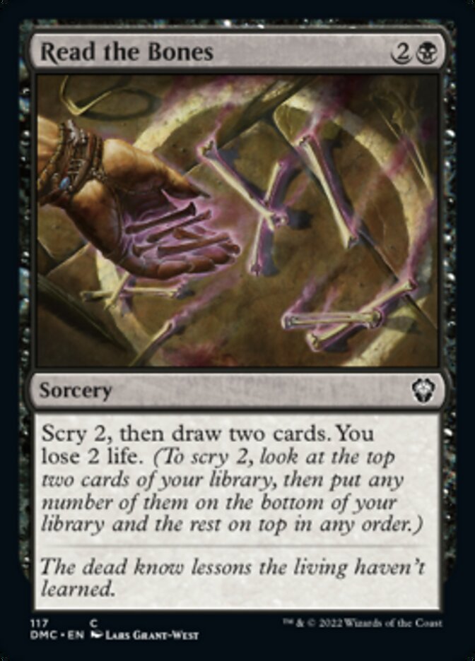 Read the Bones [Dominaria United Commander] | Good Games Morley