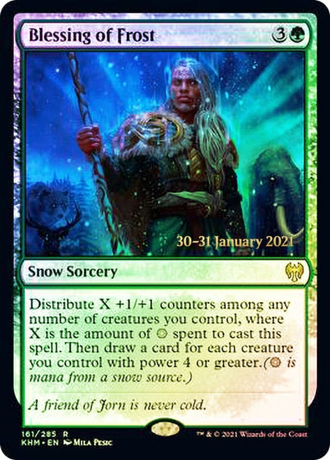 Blessing of Frost [Kaldheim Prerelease Promos] | Good Games Morley