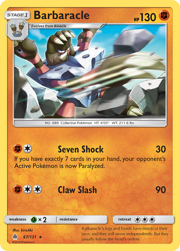 Barbaracle (67/131) [Sun & Moon: Forbidden Light] | Good Games Morley