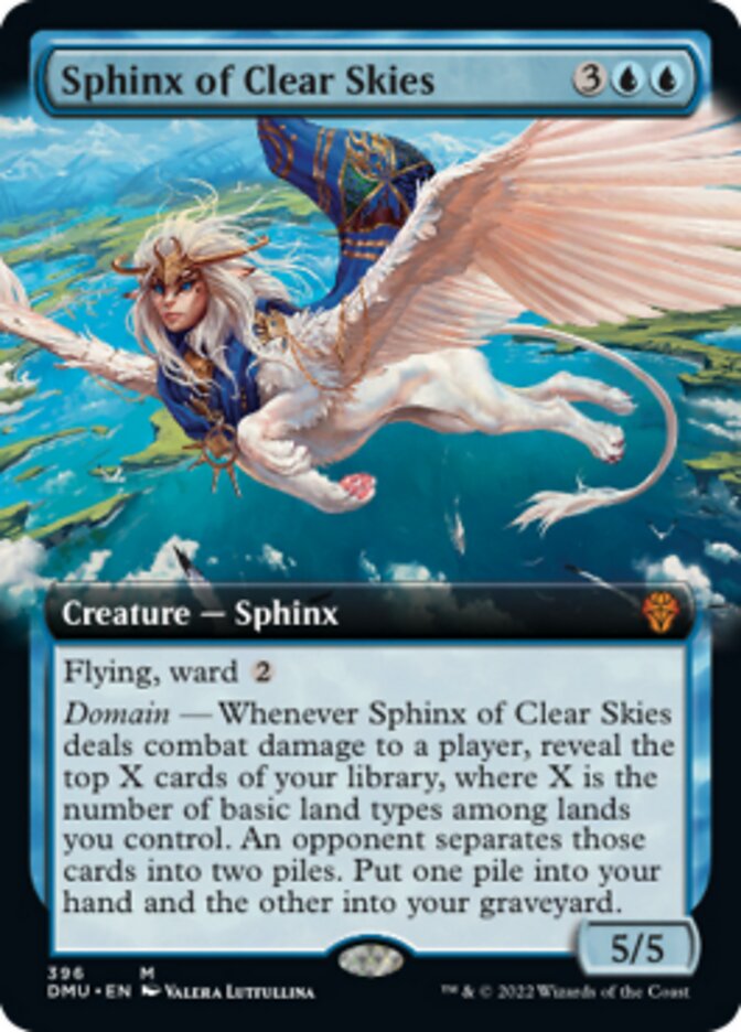 Sphinx of Clear Skies (Extended Art) [Dominaria United] | Good Games Morley