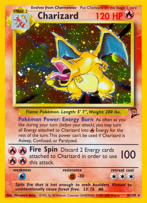 Charizard (4/130) [Base Set 2] | Good Games Morley