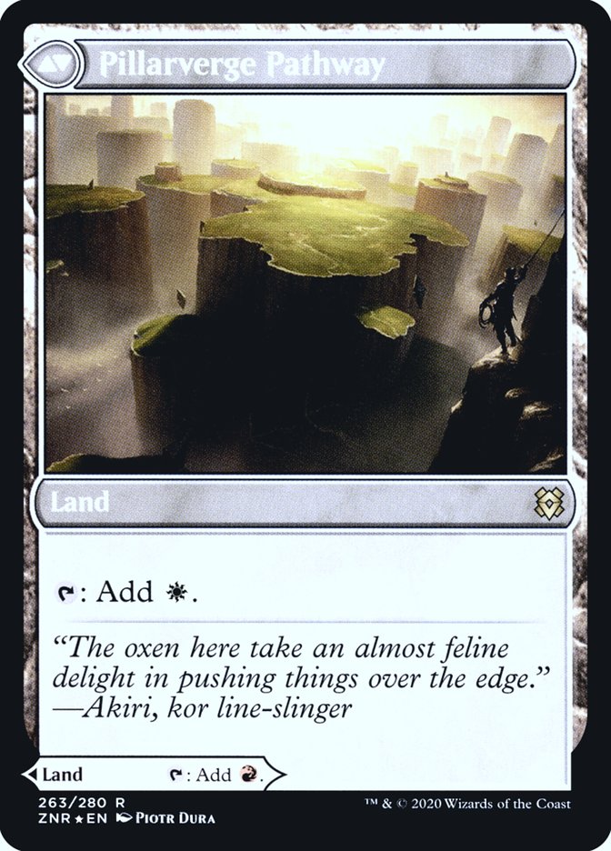 Needleverge Pathway // Pillarverge Pathway [Zendikar Rising Prerelease Promos] | Good Games Morley