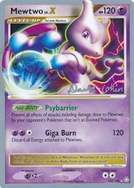 Mewtwo LV.X (144/146) (Stallgon - David Cohen) [World Championships 2009] | Good Games Morley