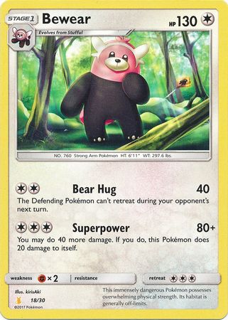 Bewear (18/30) [Sun & Moon: Trainer Kit - Alolan Raichu] | Good Games Morley