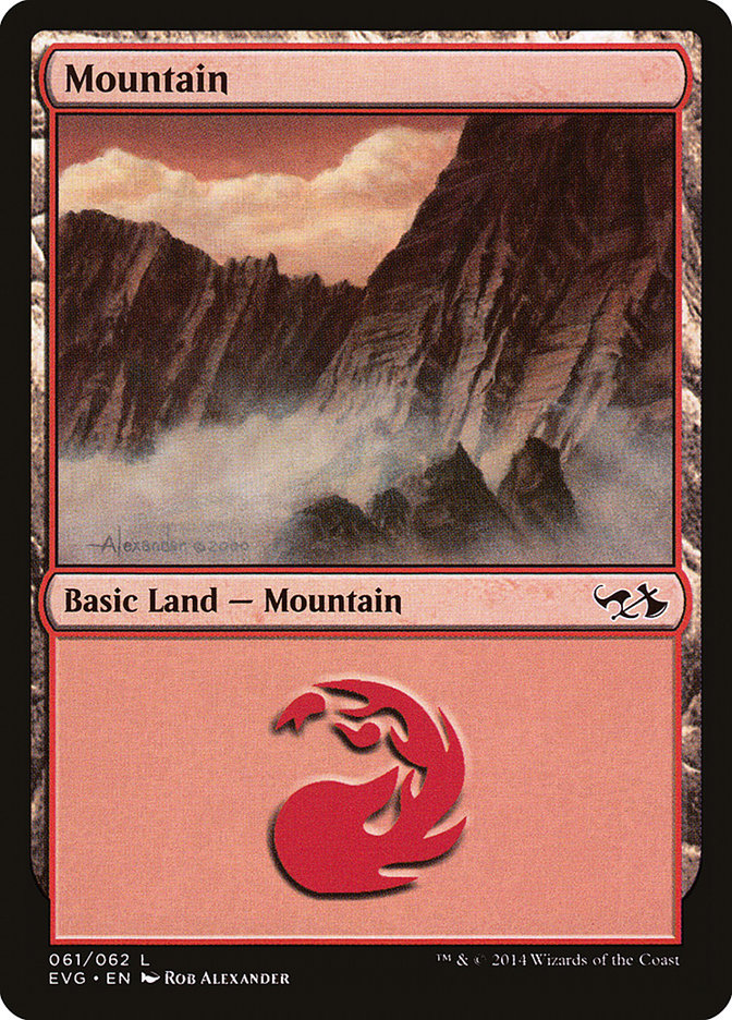 Mountain (61) (Elves vs. Goblins) [Duel Decks Anthology] | Good Games Morley