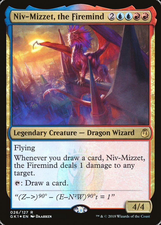 Niv-Mizzet, the Firemind [Guilds of Ravnica Guild Kit] | Good Games Morley