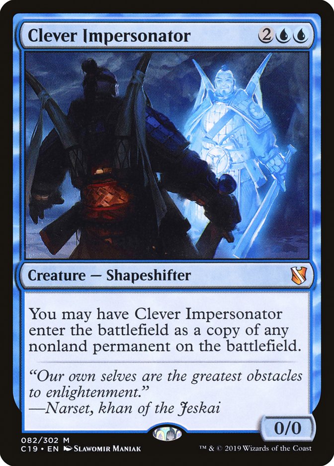 Clever Impersonator [Commander 2019] | Good Games Morley