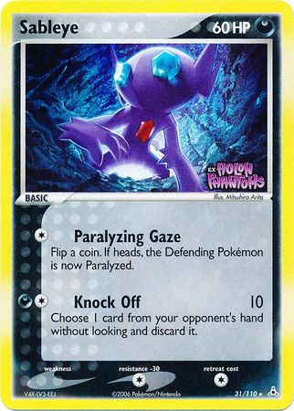 Sableye (31/110) (Stamped) [EX: Holon Phantoms] | Good Games Morley