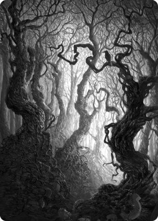 Forest 2 Art Card [Innistrad: Midnight Hunt Art Series] | Good Games Morley