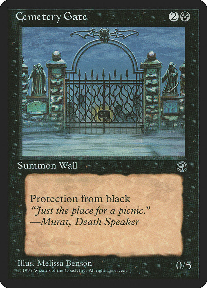 Cemetery Gate (Murat Flavor Text) [Homelands] | Good Games Morley