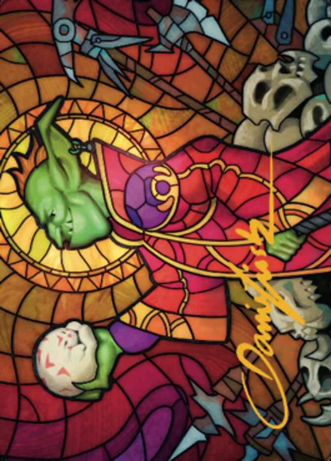 Squee, Dubious Monarch Art Card (Gold-Stamped Signature) [Dominaria United Art Series] | Good Games Morley