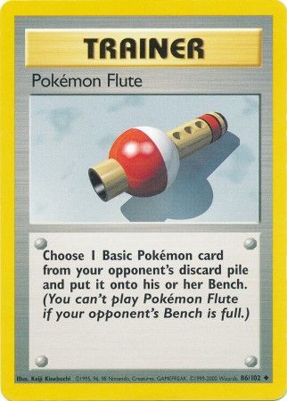 Pokemon Flute (86/102) [Base Set Unlimited] | Good Games Morley