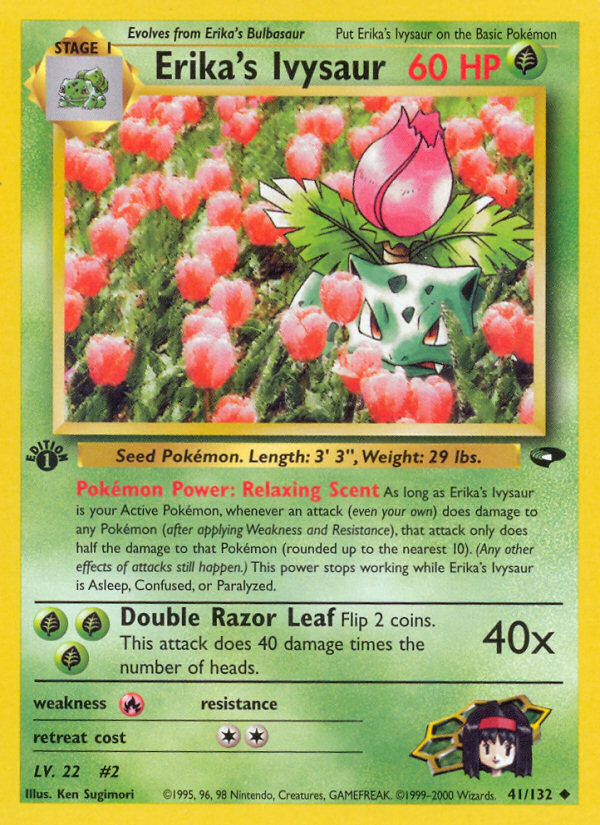 Erika's Ivysaur (41/132) [Gym Challenge 1st Edition] | Good Games Morley