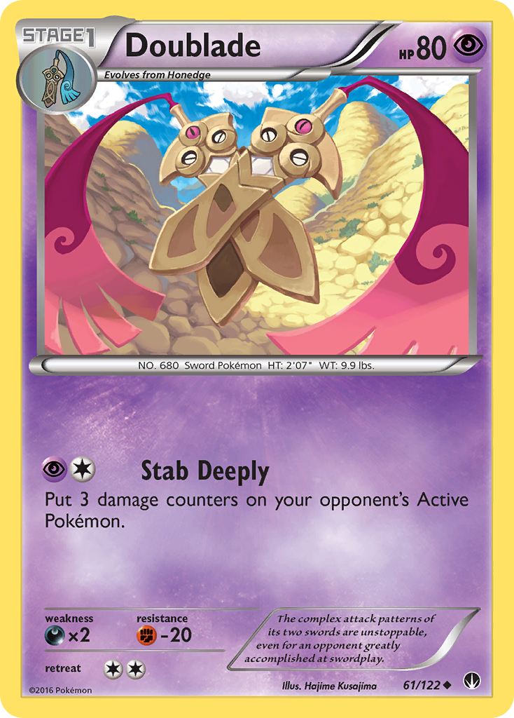 Doublade (61/122) [XY: BREAKpoint] | Good Games Morley