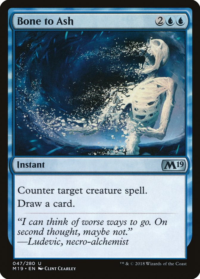 Bone to Ash [Core Set 2019] | Good Games Morley