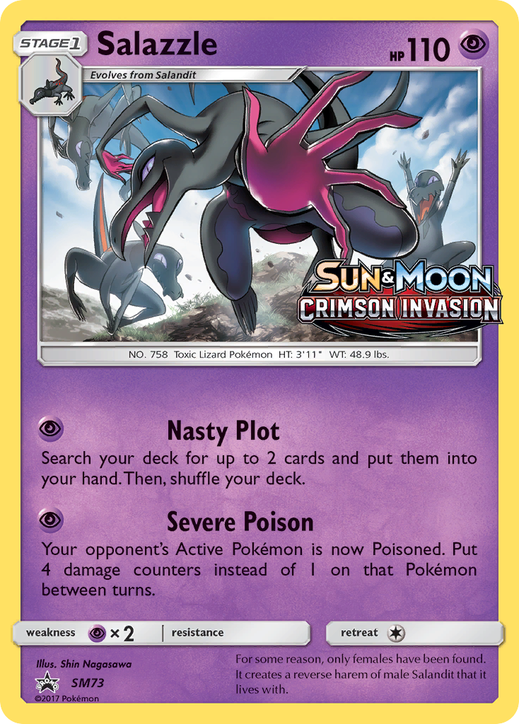 Salazzle (SM73) [Sun & Moon: Black Star Promos] | Good Games Morley