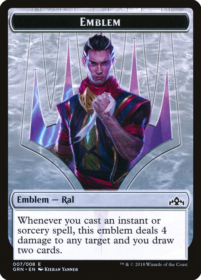 Ral, Izzet Viceroy Emblem [Guilds of Ravnica Tokens] | Good Games Morley