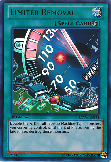 Limiter Removal [LCYW-EN172] Ultra Rare | Good Games Morley