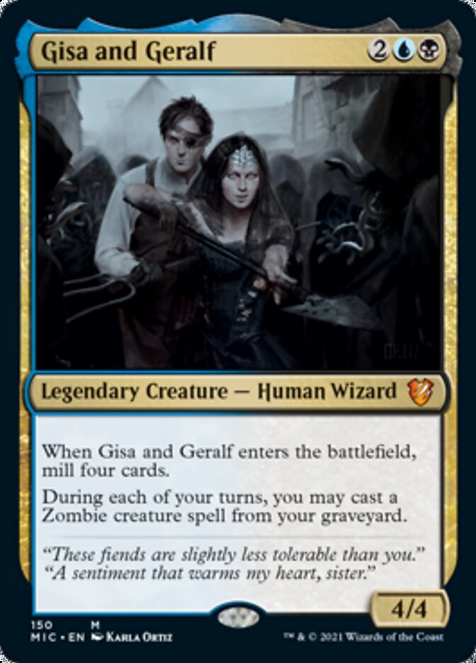 Gisa and Geralf [Innistrad: Midnight Hunt Commander] | Good Games Morley